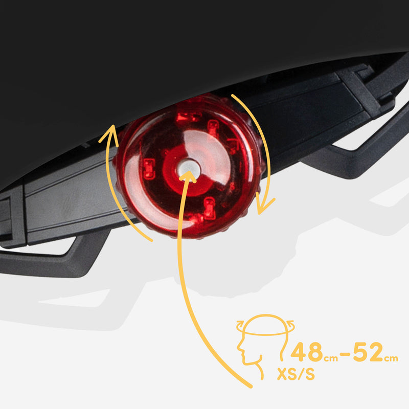 Built-in adjustment dial for a precise, customized fit.