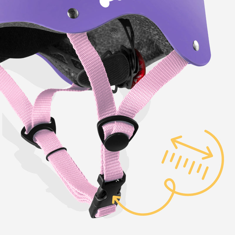 Triple adjustment system for a perfect, secure fit.