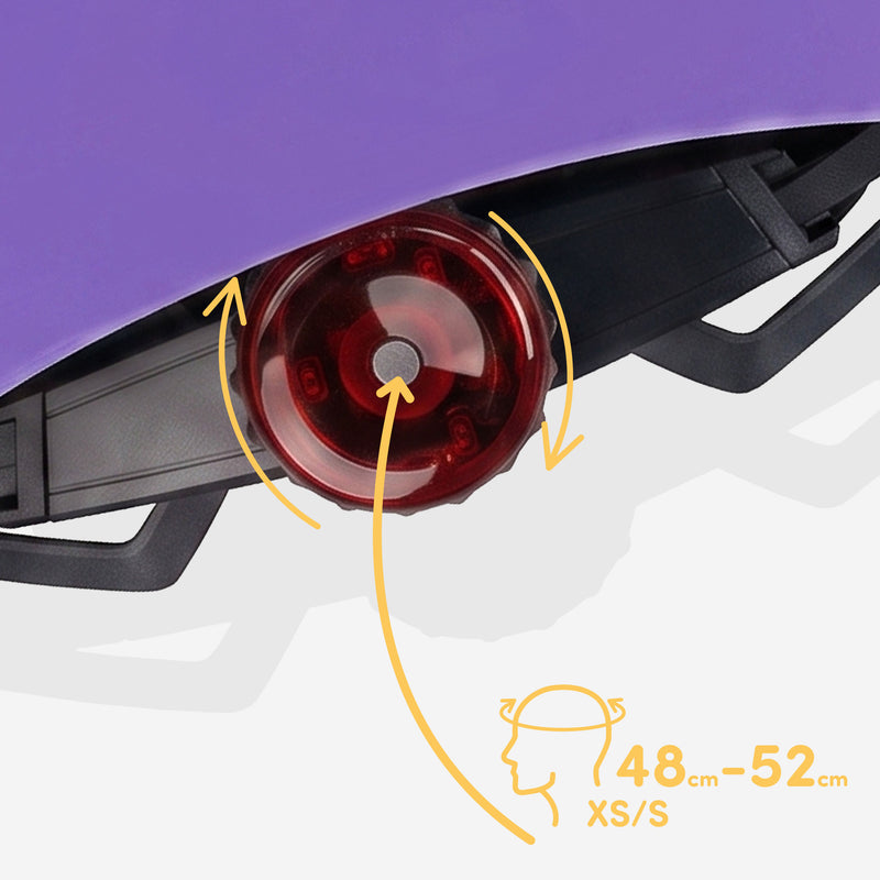 Built-in adjustment dial for a precise, customized fit.