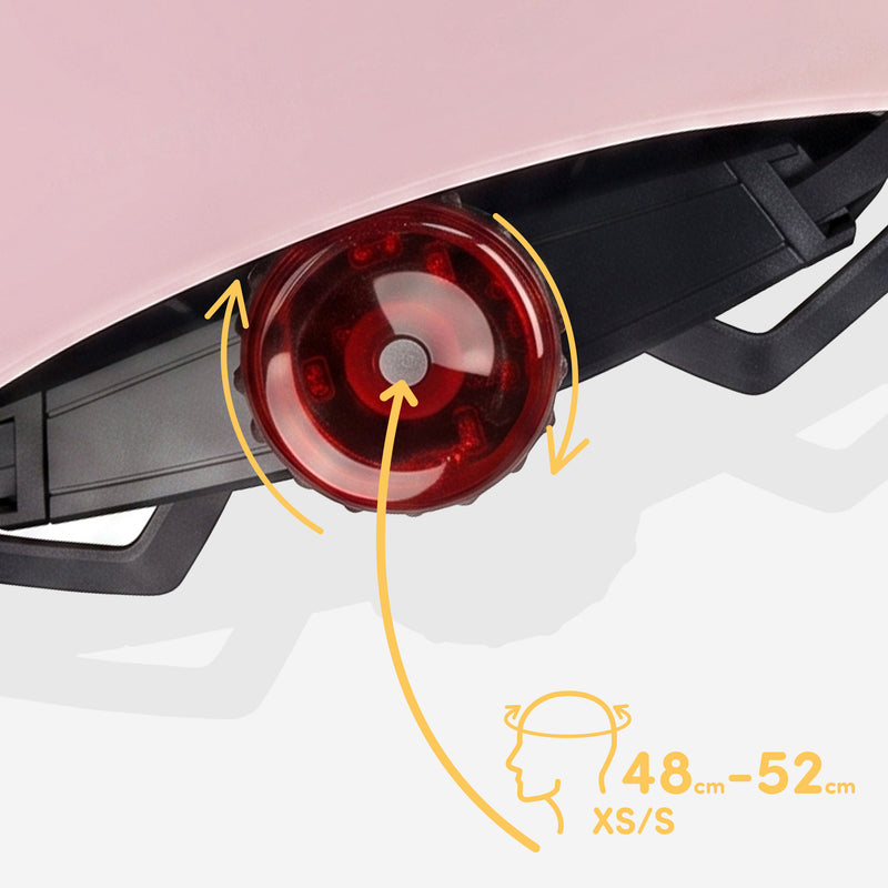 Built-in adjustment dial for a precise, customized fit.