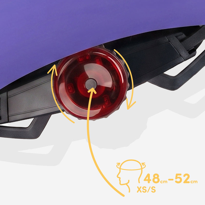 Built-in adjustment dial for a precise, customized fit.