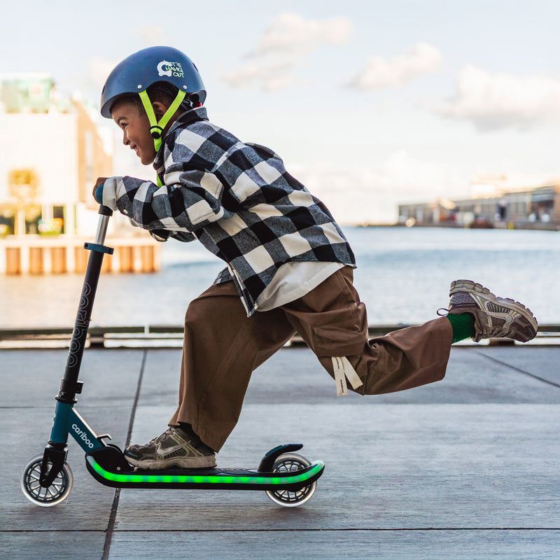 Roues de 120 mm – la taille parfaite pour les enfants de 5 ans et plus.