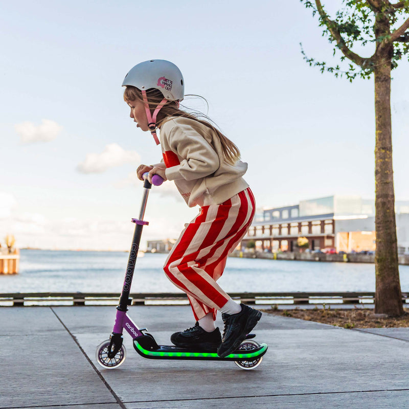 120 mm wheels – the perfect size for kids aged 5+.