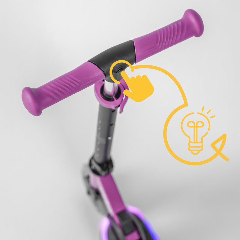 Light control button always at hand – right on the handlebar.