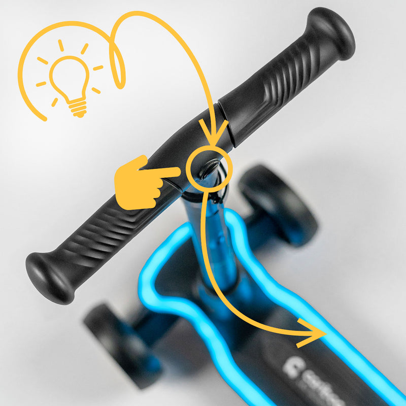 Light control button always at hand – right on the handlebar.
